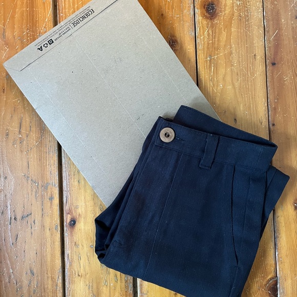 Beaton utility pants, black denim, size 6 - Picture 2 of 9